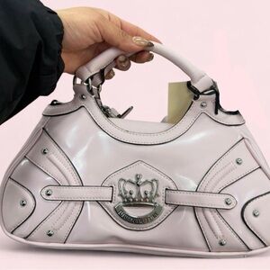 Juicy Couture Glossy Light Pink Shoulder Bag